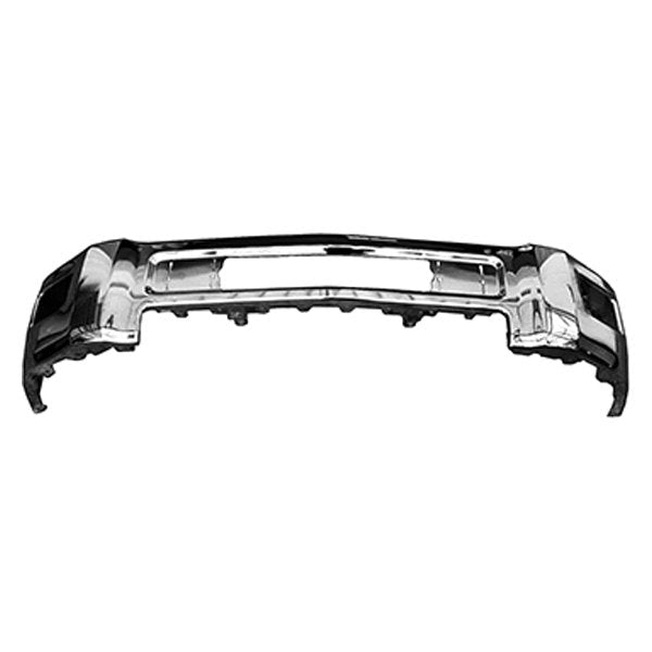 Chrome Chevrolet Silverado 2500/3500 OEM Front Bumper Without Sensor Holes & With Fog Light Holes - 23229368