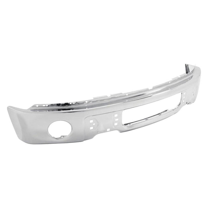 Chrome Ford F-150 OEM Front Bumper With Fog Light Holes - 9L3Z17757B