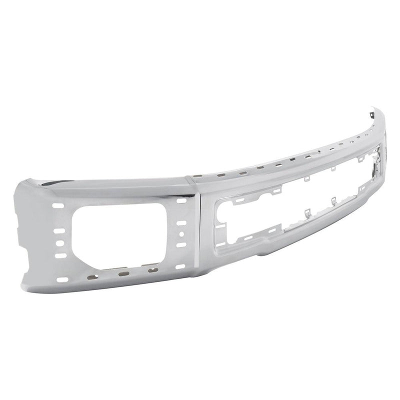 プレハブ Chrome Ford F-150 OEM Front Bumper With Log Light Holes & With End