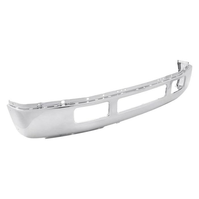 Chrome Ford F450/F550 OEM Front Bumper With Fender Flare Holes - 5C3Z17757FA