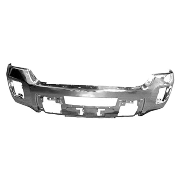 Chrome GMC Sierra 2500/3500 CAPA Certified Front Bumper Without Sensor Holes - GM1002855C