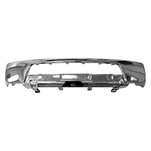 2005-2008 Chrome Nissan Frontier Front Bumper Without Fog Light Holes - NI1002140-Partify-Painted-Replacement-Body-Parts