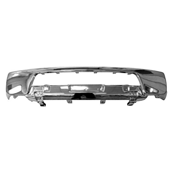 Chrome Nissan Frontier OEM Front Bumper Without Fog Light Holes - 62014EA810