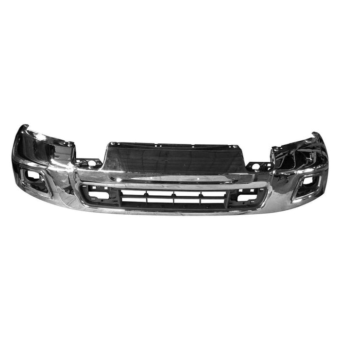 Chrome Nissan Titan CAPA Certified Rear Bumper With Sensor Holes - NI1102164C