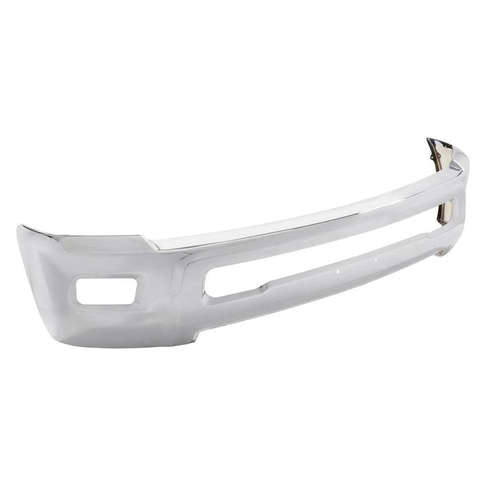 Chrome Ram 2500/3500 OEM Front Bumper Without Sensor Holes & With Fog Light Holes - 68045698AB