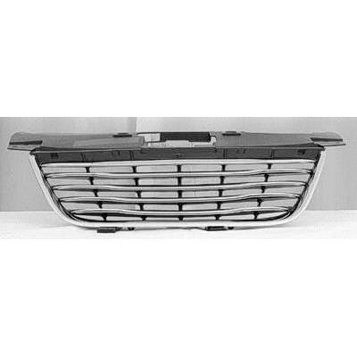 Chrysler 200 Convertible CAPA Certified Grille Chrome Frame With Chrome Faced Slats - CH1200353C