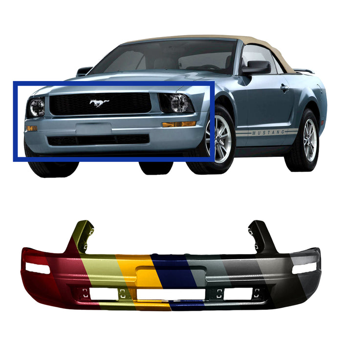 Ford Mustang Base CAPA Certified Front Bumper - FO1000574C