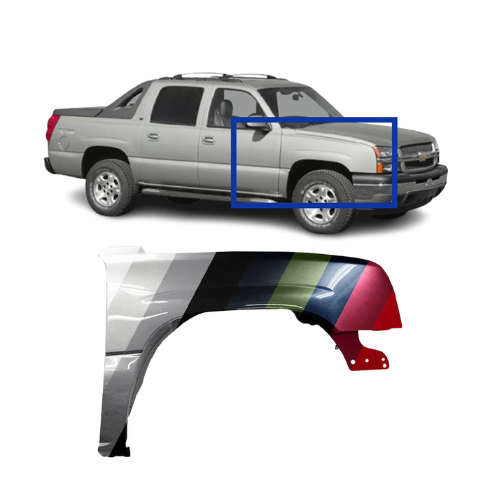 Chevrolet Avalanche/Silverado CAPA Certified Passenger Side Fender - GM1241305C