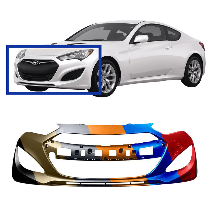 Hyundai Genesis Coupe CAPA Certified Front Bumper - HY1000197C