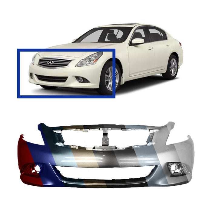 Infiniti G37/G25/Q40 Sedan Base/Journey CAPA Certified Front Bumper - IN1000246C