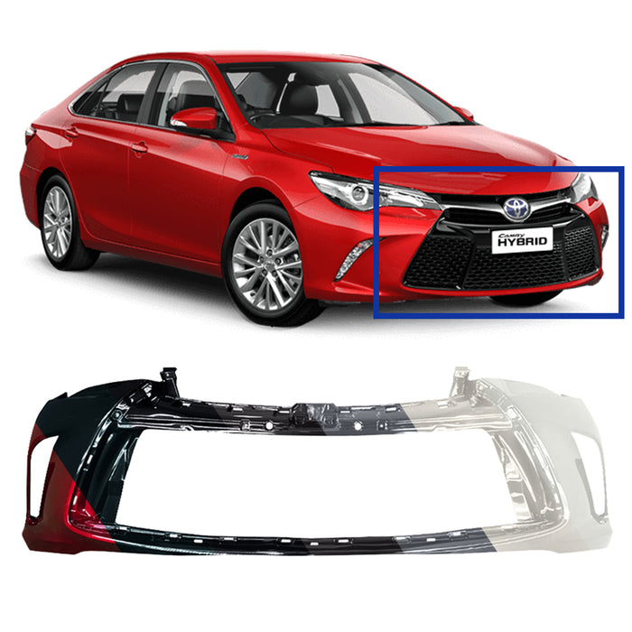 Toyota Camry OEM Front Bumper Without Sensor Holes - 5211907912