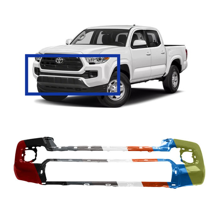 Toyota Tacoma 2WD/4WD Front Bumper With Wheel Flare Slots - TO1000414