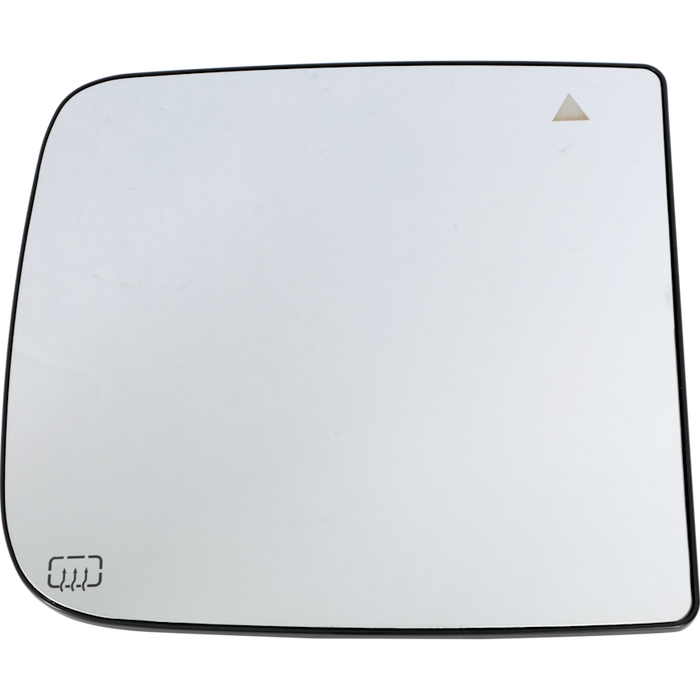 Ram 1500 Passenger Side Door Mirror Glass W/Towing Pkg W/Blind Spot Detection Chrome Trim Main Glass Flat - CH1325140