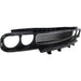 2008-2014 Dodge Challenger Grille Matte Black With Silver Trim - CH1200338-Partify-Painted-Replacement-Body-Parts