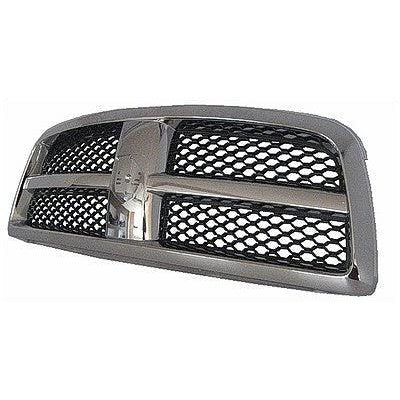 Dodge Pickup Dodge RAM 1500 OEM Grille Chrome Frame With Black Honeycomb Insert - 55277441AB