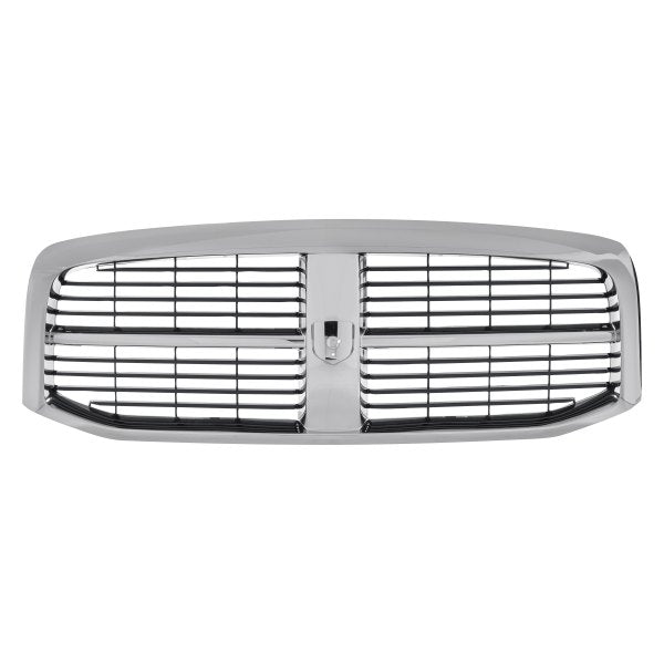 Dodge Pickup Dodge RAM Mega Cab CAPA Certified Grille Chrome Black - CH1200282C