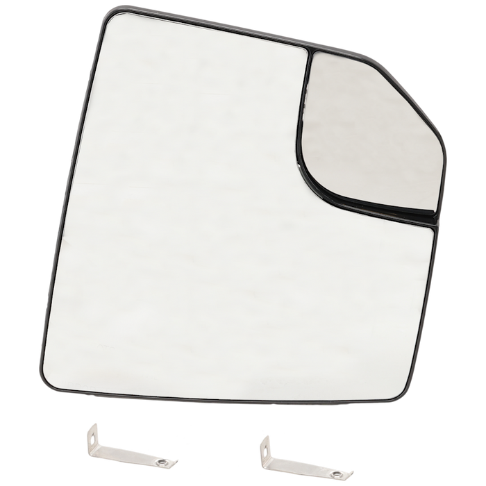 Ford F-150 Passenger Side Door Mirror Glass Standard Heated W/O Blind Spot Detection - FO1325140