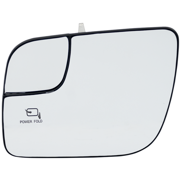 Ford Explorer Driver Side Door Mirror Glass Heated W/O Blis W/Signal Lamps W/O Memory W/Spotter Mirror - FO1324222