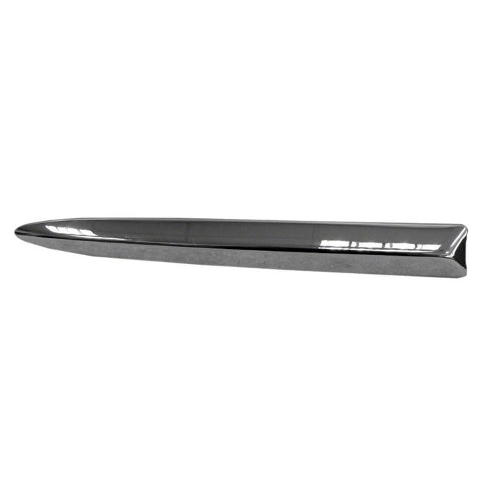 2012-2019 FIAT 500 Passenger Side Front Bumper Upper Chrome Molding Fits Next To Emblem - FI1047100-Partify-Painted-Replacement-Body-Parts