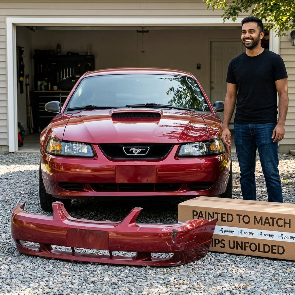 1999-2004 Ford Mustang GT Model Front Bumper - FO1000439 — Partify