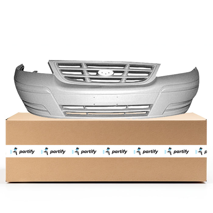 Ford Windstar Base/LX/LX Plus Front Bumper Blue Textured Bottom Paint To Match Upper - FO1000469