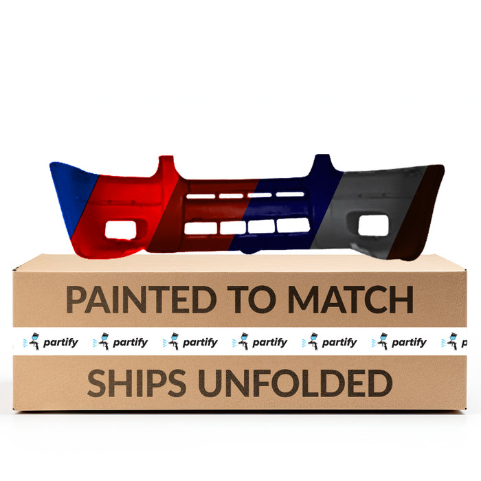 Parachoques delantero OEM para Ford Escape Platinum XLT con orificios para faros antiniebla y molduras - YL8Z17D957MAB