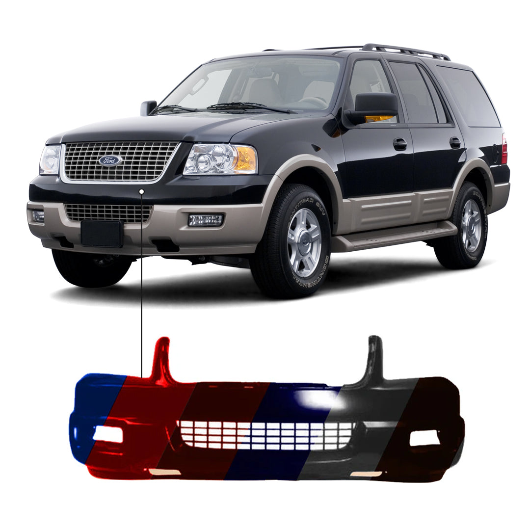 2004-2006 Ford Expedition Front Bumper - FO1000558 — Partify