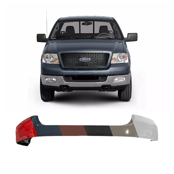 Ford F-150 Front Upper Bumper Without Molding Holes - FO1000562