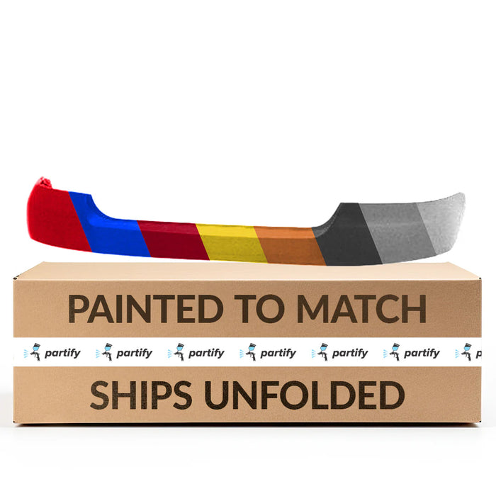 Ford F-150 CAPA Certified Front Upper Bumper Without Molding Holes - FO1000616C