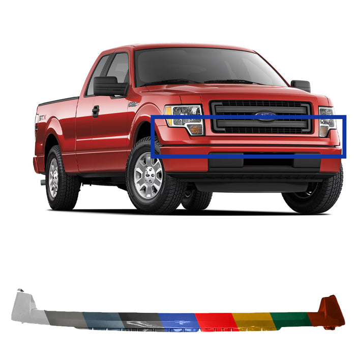 Ford F-150 Front Upper Bumper - FO1000645