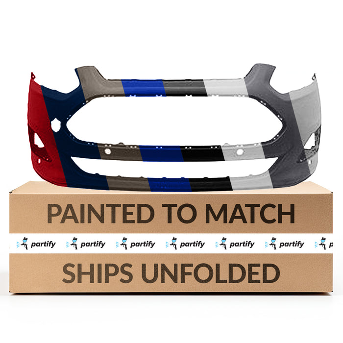 Ford C-Max CAPA Certified Front Bumper With Sensor Holes - FO1000690C