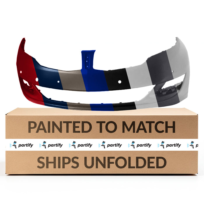 Lincoln MKZ CAPA Certified Front Bumper With Tow Hook Hole & With Sensor Holes - FO1000696C