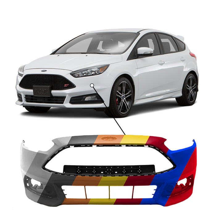 Front Upper Bumper Grille W/ Chrome Trim For 2015-2018 Ford Front Upper Bumper Grille W/ Chrome Trim For 2015-2018 Ford