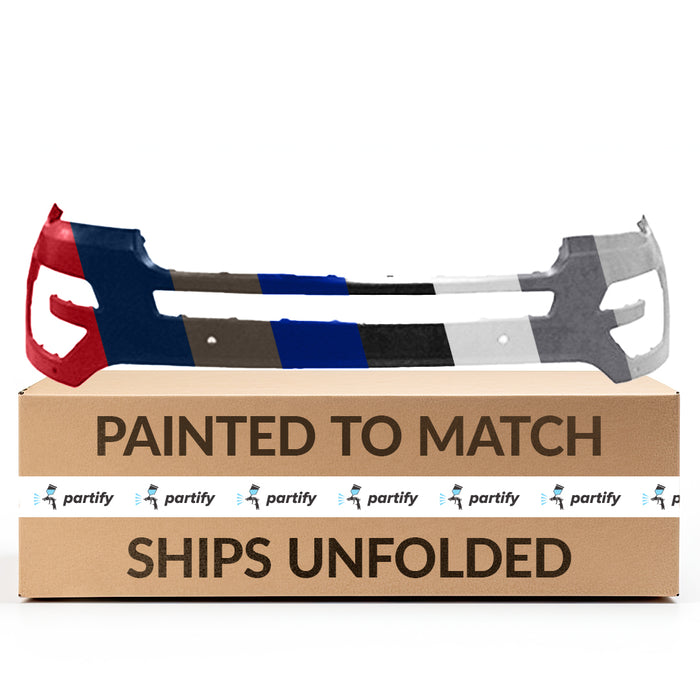 Parachoques delantero OEM para Ford Explorer sin orificio para cámara, con 4 orificios para sensores y sin orificio para gancho de remolque - FB5Z17D957JPTM