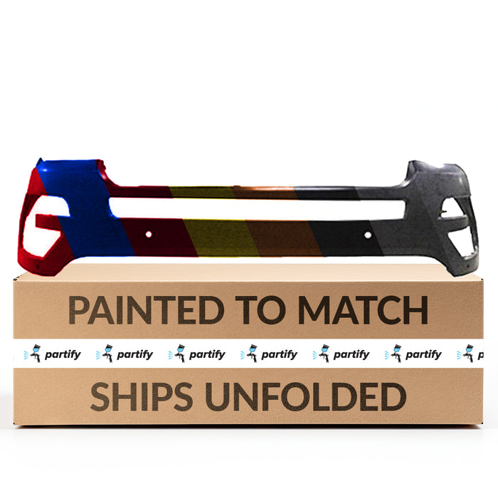 Parachoques delantero OEM para Ford Explorer sin orificio para cámara, con 6 orificios para sensores y sin orificio para gancho de remolque - FB5Z17D957CPTM