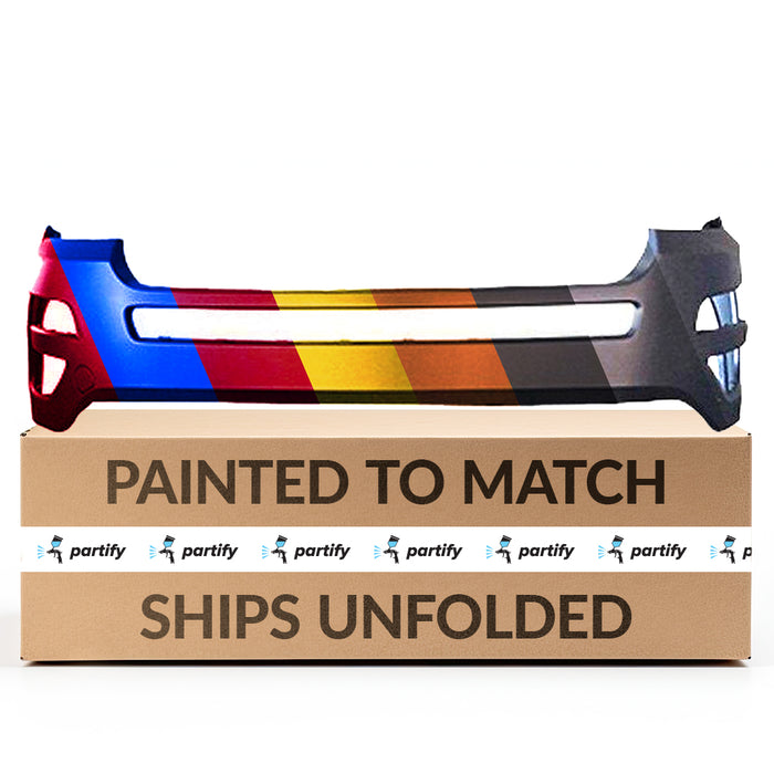 Parachoques delantero certificado CAPA para Ford Explorer con orificio para cámara, sin asistencia de estacionamiento y con asistente de estacionamiento - FO1000734C