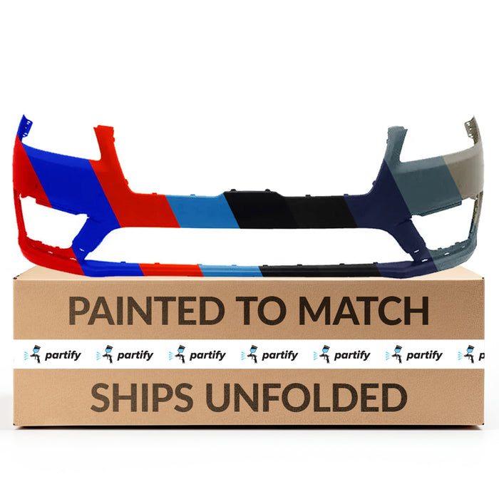 Lincoln MKZ CAPA Certified Front Bumper Without Sensor Holes/ Tow Hook Hole - FO1000737C