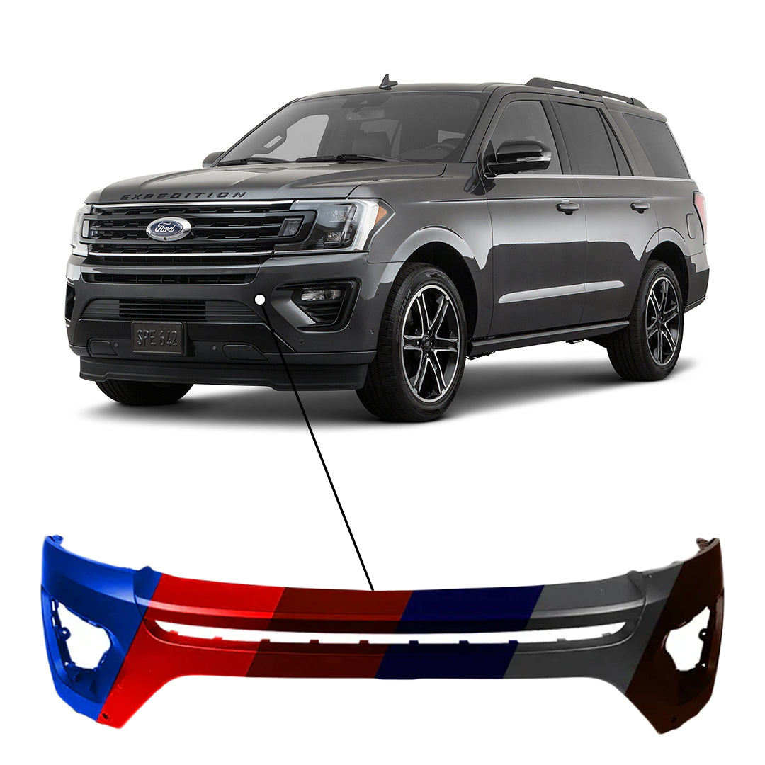 2018-2021 Ford Expedition Front Bumper With 6 Sensor Holes