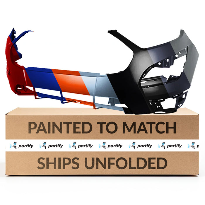 Ford EcoSport CAPA Certified Front Bumper Without Sensor Holes & Without License Plate Holes - FO1000750C