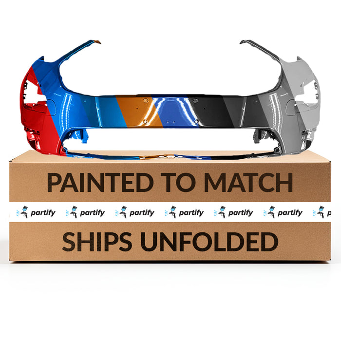 Ford EcoSport CAPA Certified Front Bumper With License Plate Holes And Sensor Holes - FO1000751C