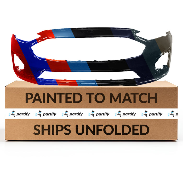 Parachoques delantero con certificación CAPA para Ford Fusion, sin orificios para sensores ni para gancho de remolque - FO1000757C