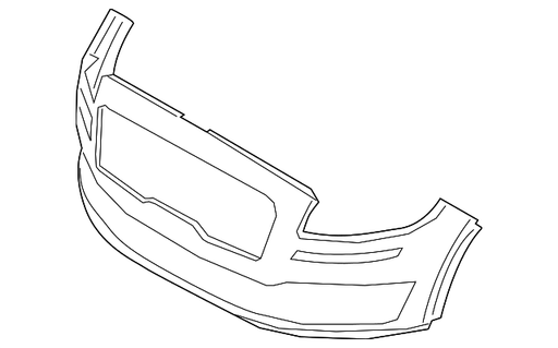 Lincoln Nautilus Front Bumper - FO1000782