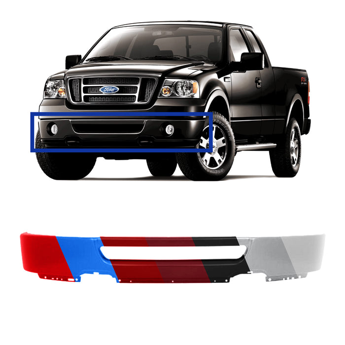 Ford F-150 CAPA Certified Front Bumper Without Fog Light Holes - FO1002402C