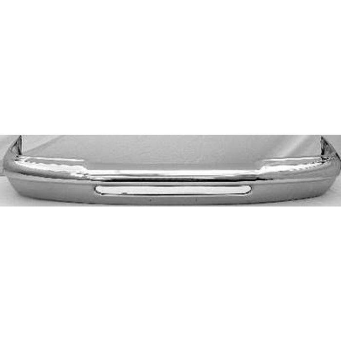 Ford Ranger Front Bumper Face Bar W/O Impact Strip Holes Chrome - FO1002427