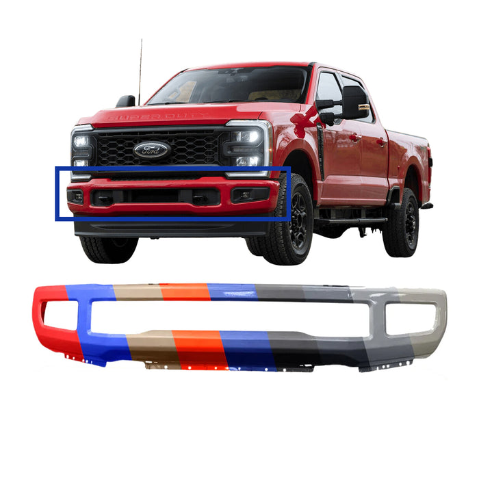 Ford F250/F350/F450/F550 CAPA Certified Front Bumper With Fog Light Holes - FO1002442C