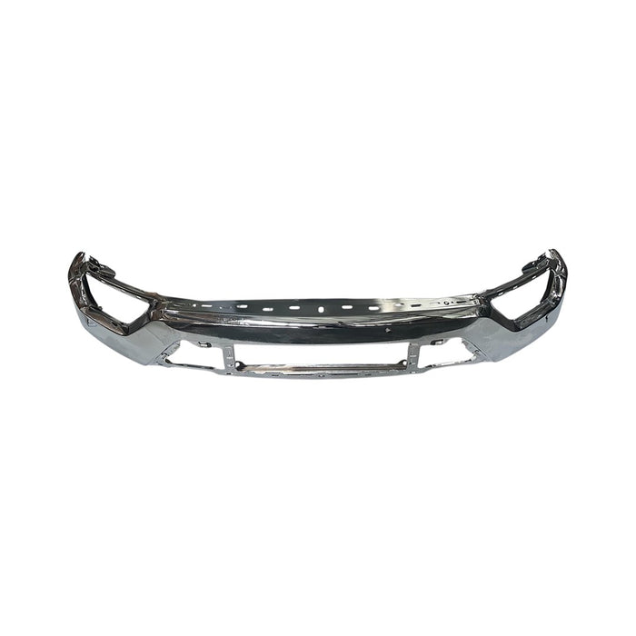 Ford F-150 Front Bumper Face Bar W/O Active Park Assist W/O Park Distance Sensors Chrome - FO1002463