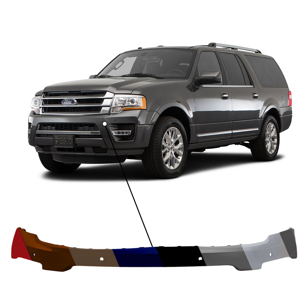 2015-2017 Ford Expedition Front Upper Bumper With Sensor Holes