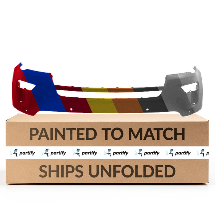 Parachoques delantero certificado CAPA para Ford Explorer con 6 orificios para sensores y orificio para gancho de remolque - FO1014134C