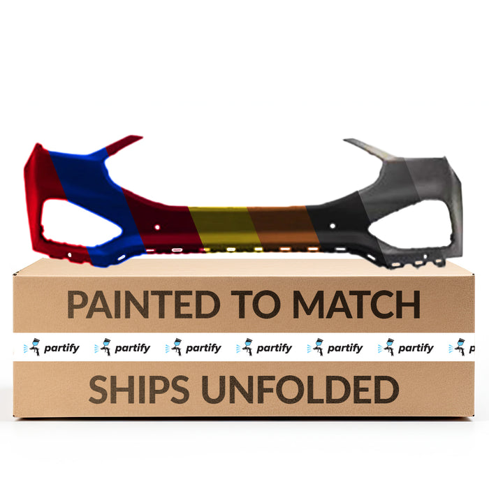 Parachoques delantero Ford Edge con certificación CAPA, con 6 orificios para sensores y sin orificio para gancho de remolque - FO1014136C