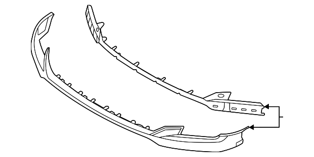 Ford F-150 Assy Front Bumper - FO1014160